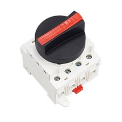 Comutator izolator DC fotovoltaic STPV-40.F, 4 Poli, 32A, 1200V DC, montaj sina DIN pentru panouri solare